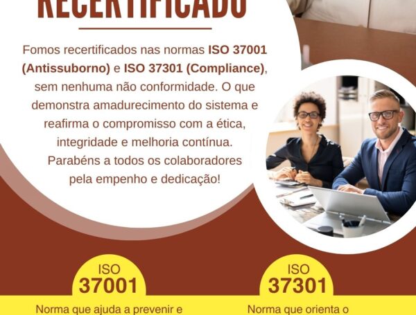 Recertificação conquistada!